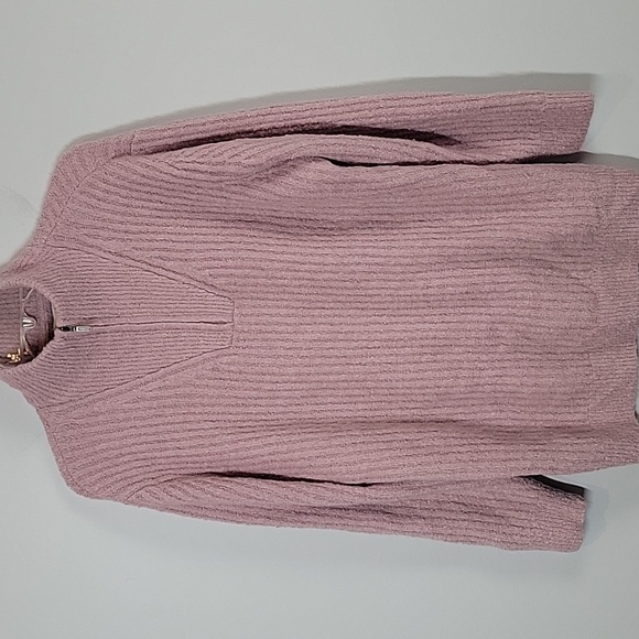LL BEan Cozy Cloud Sweater Quarter Zip wool blend womens XL - Picture 3 of 7